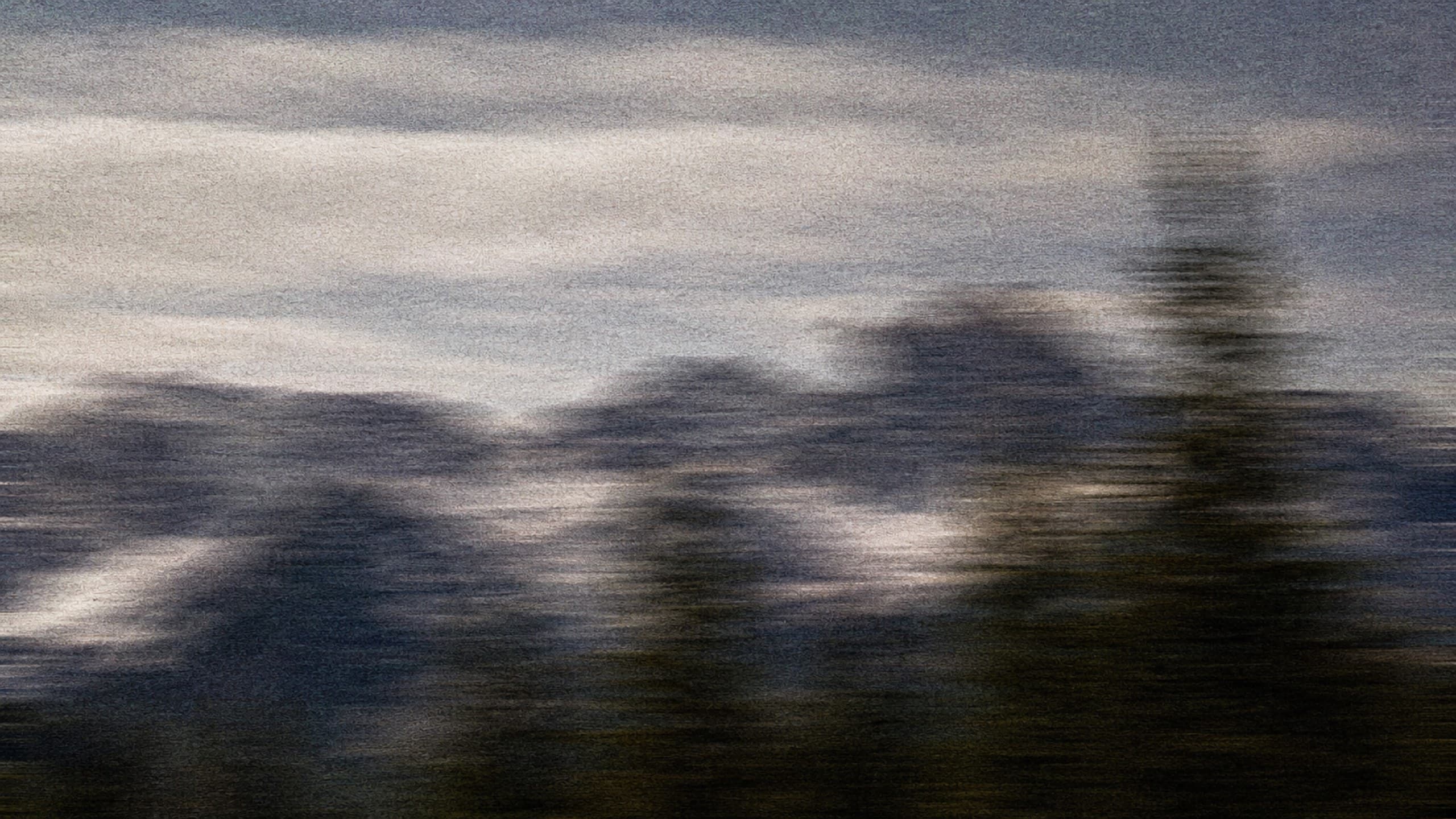 Blurred moody landscape